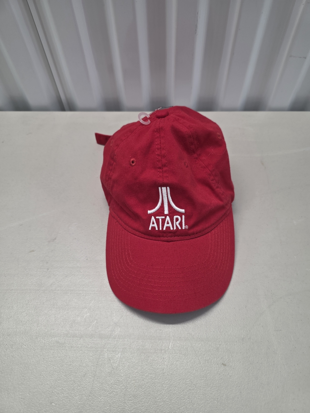 Atari Spellout Adjustable Hat Cap Red